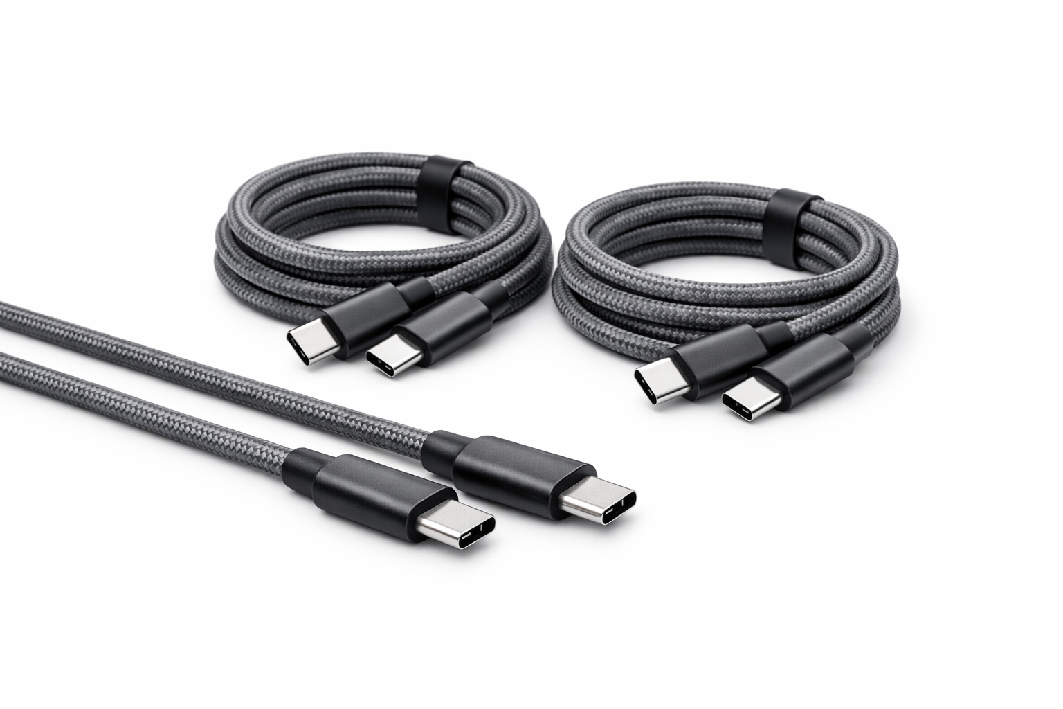 USB-C Kabel Set mit mehreren Längen