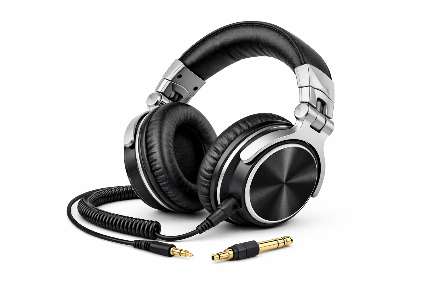 Over-Ear DJ Kopfhörer mit Kabel und großen Ohrmuscheln