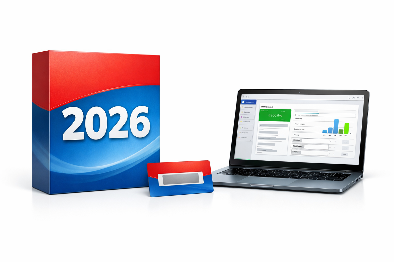 QuickSteuer 2026 Software Oberfläche am PC