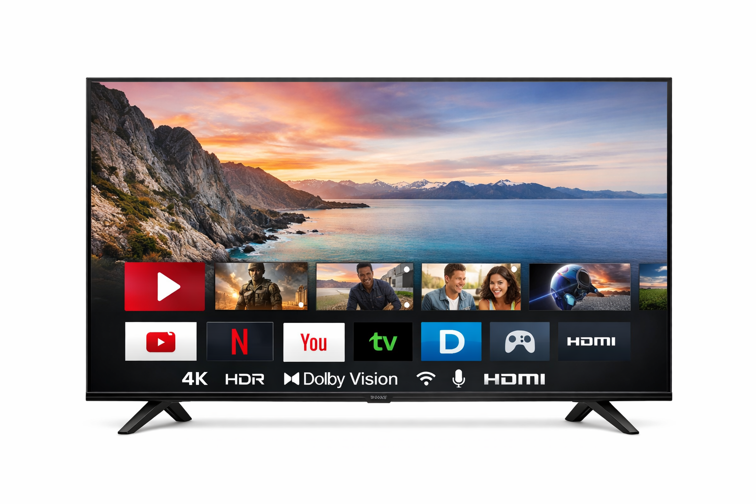 43 Zoll 4K Fernseher Hisense
