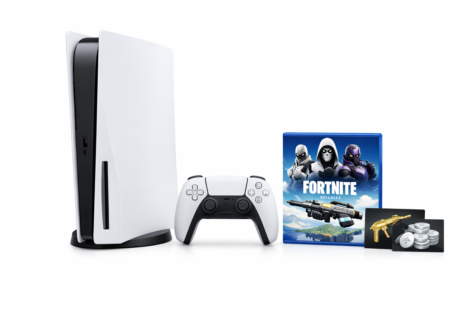 PS5 Slim Disc Edition Konsole mit Fortnite Bundle