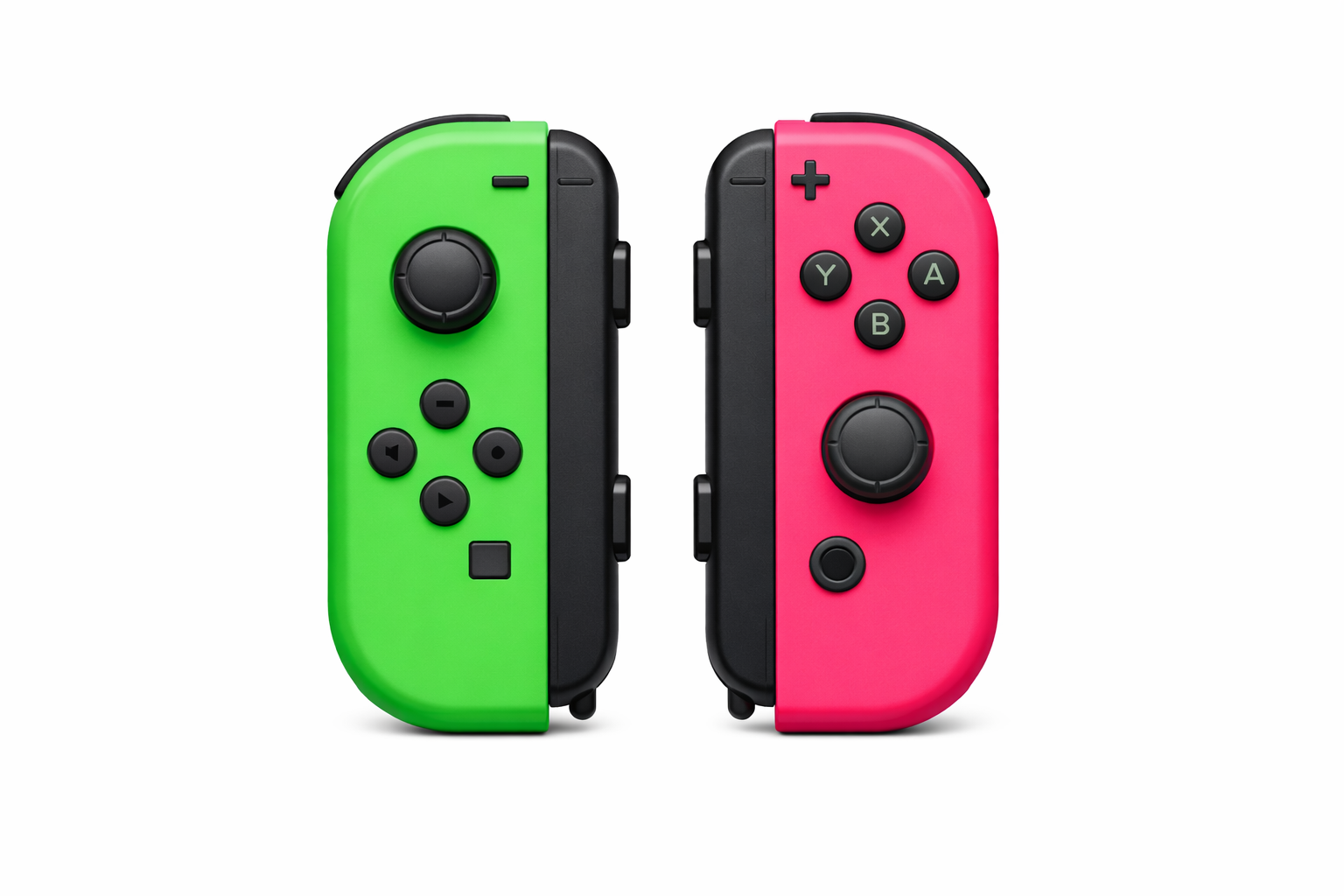 Nintendo Joy-Con Neon Grün und Pink Controller
