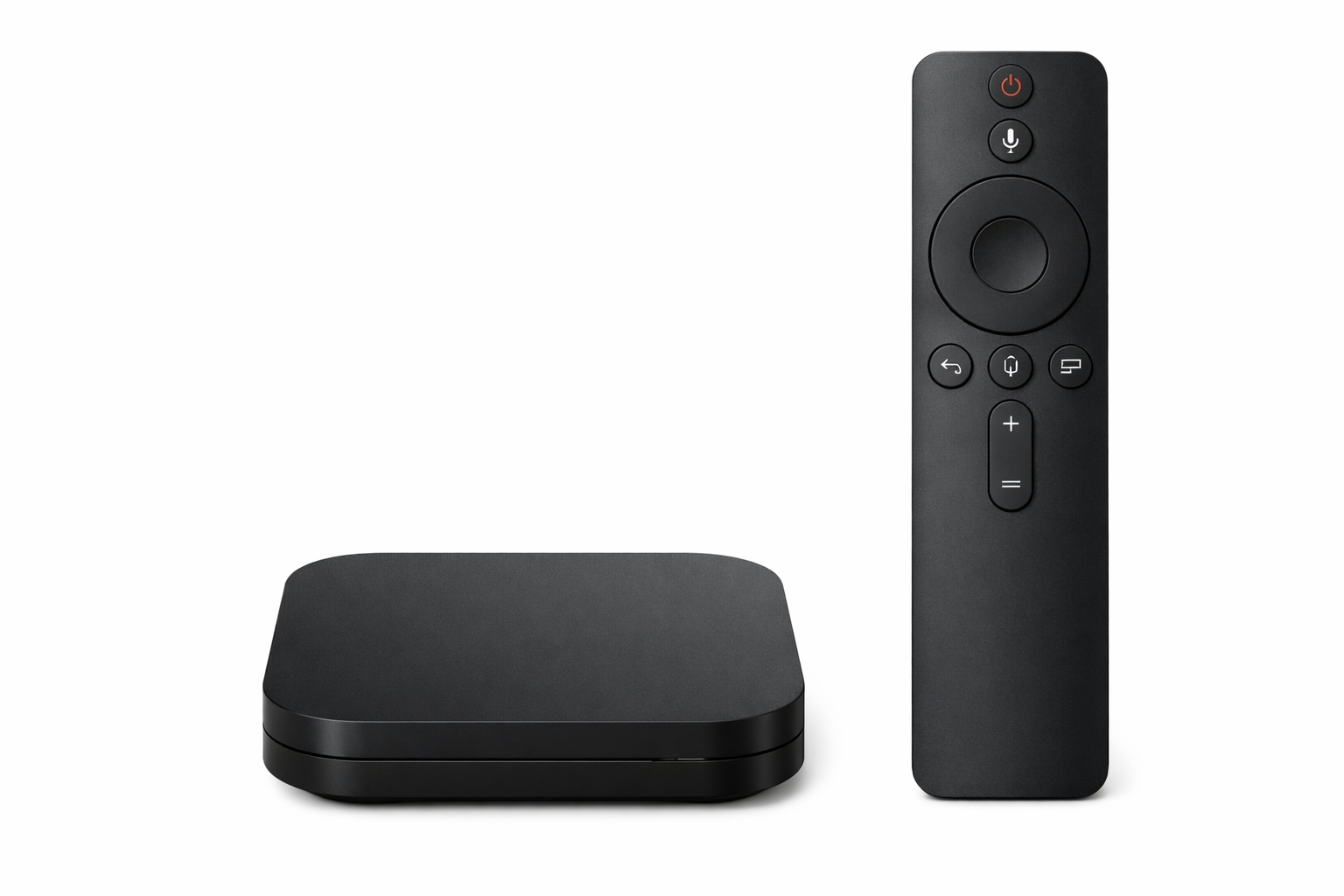 Kompakte Xiaomi TV Box S 3. Generation im Wohnzimmer-Setup