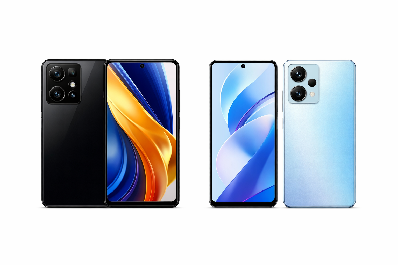 Poco X8 Pro und Redmi Note 15 Pro 5G im Vergleich nebeneinander