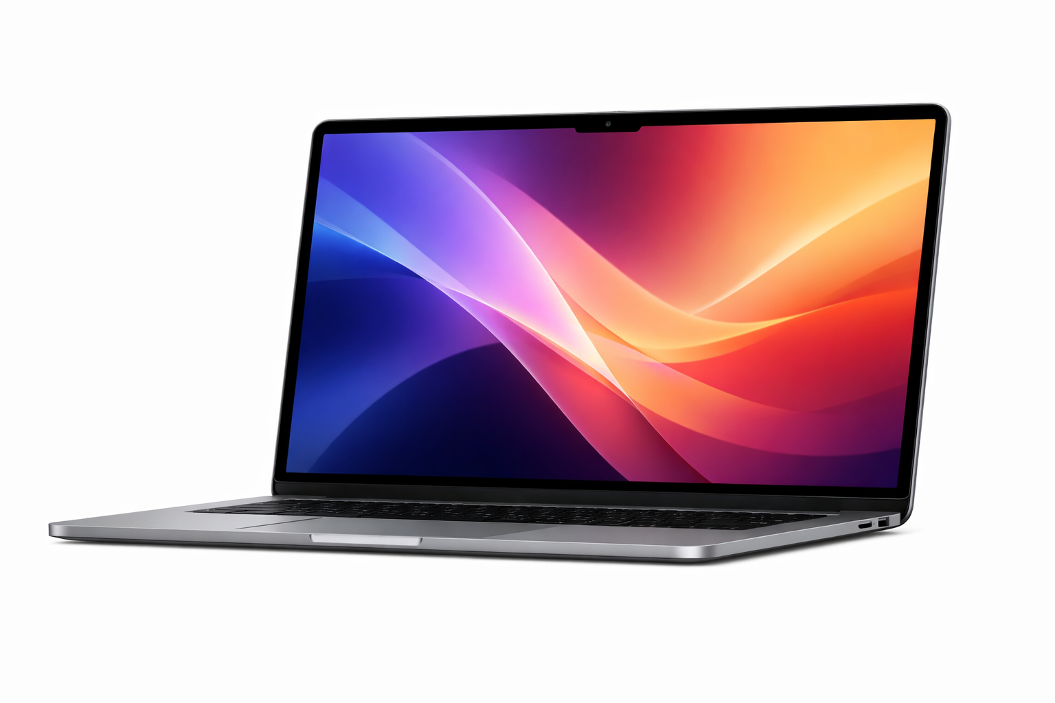 MacBook Air 15 Zoll in dunkler Farbe