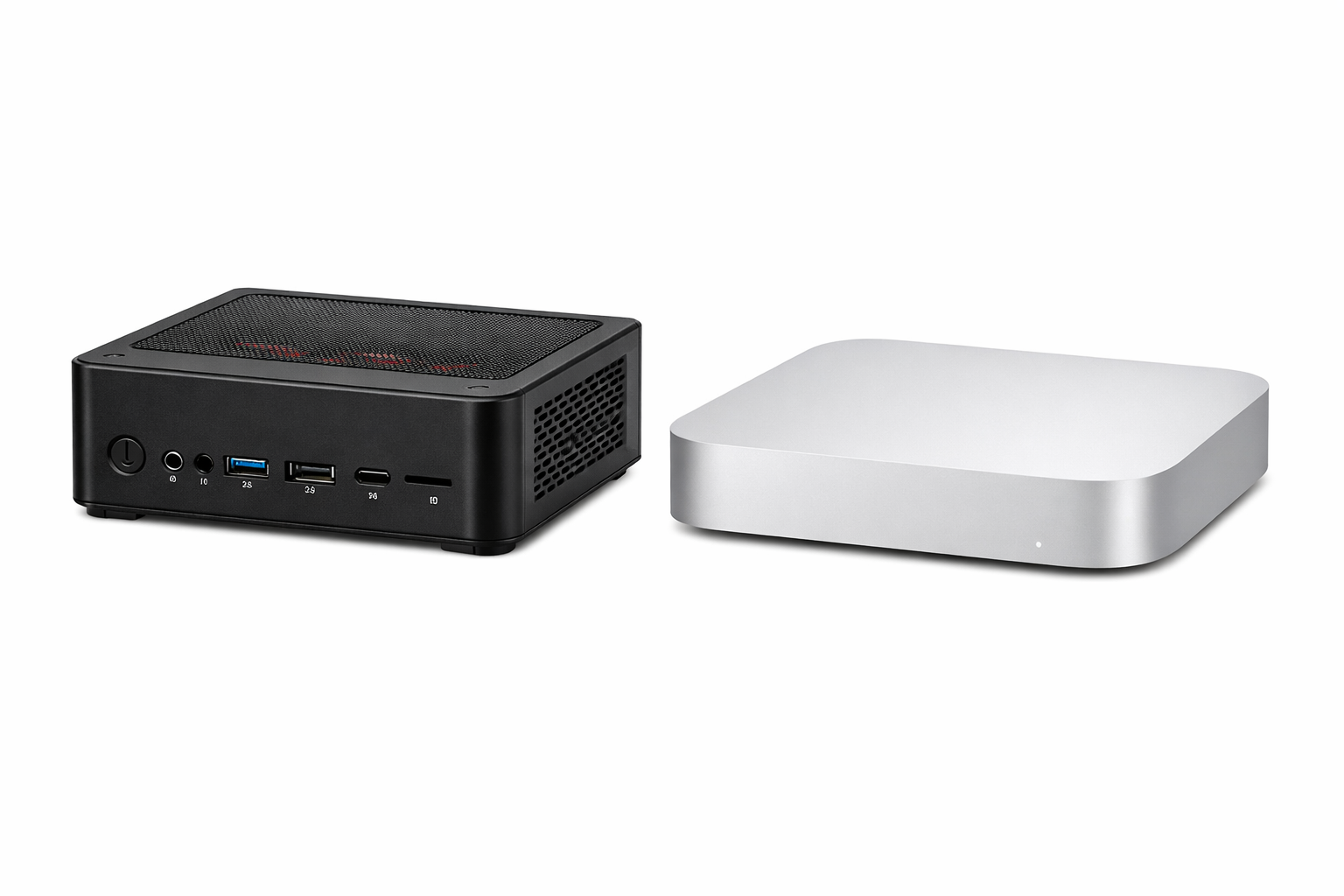 AOOSTAR GT68 und Apple Mac mini M4 im Vergleich als kompakte Desktop-PCs