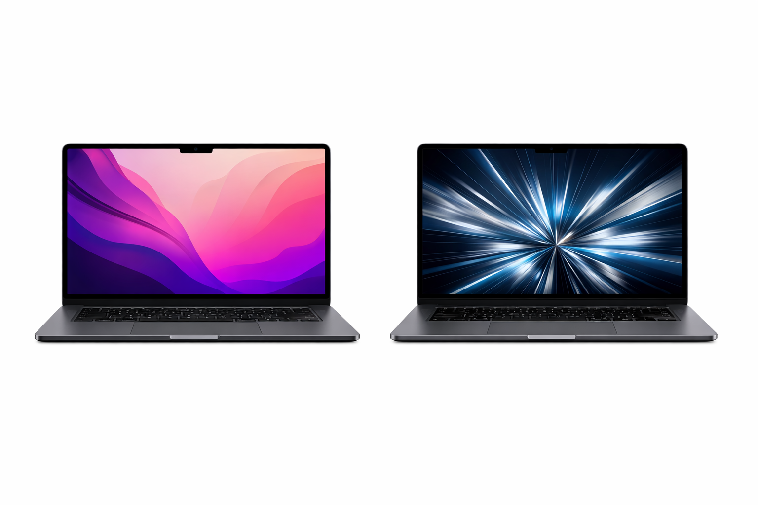MacBook Air 15 Zoll Vergleich M5 vs M4 nebeneinander