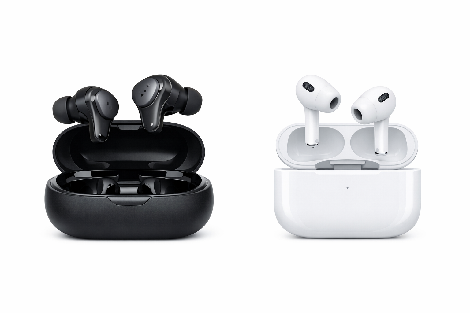 Soundcore Liberty 5 und Apple AirPods 4 im Vergleich