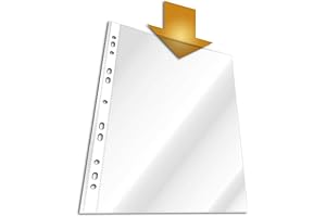 Transparente A4 Klarsichthüllen im Ordner