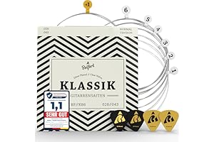 Nylon-Gitarrensaiten Set für Konzertgitarre