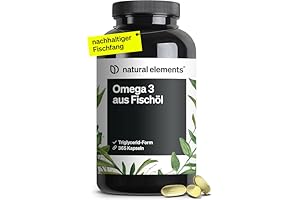 Omega-3 Fischöl Kapseln in Dose