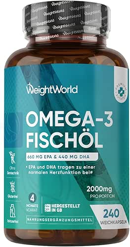 Omega-3 Fischöl Weichkapseln