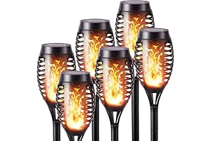 Solar Gartenfackeln mit Flammeneffekt
