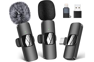 Kabelloses Lavalier Mikrofon mit USB-C Empfänger