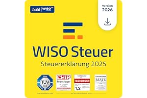 WISO Steuer 2026 Software auf Laptop