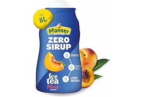 Zero Eistee Sirup Pfirsich Fläschchen