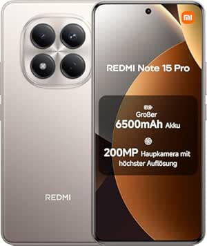 XIAOMI Redmi Note 15 Pro Smartphone in Schwarz
